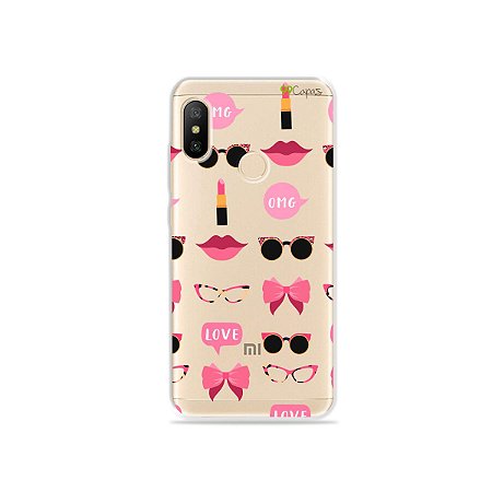 Capa (transparente) para Xiaomi Mi A2 Lite - Girls