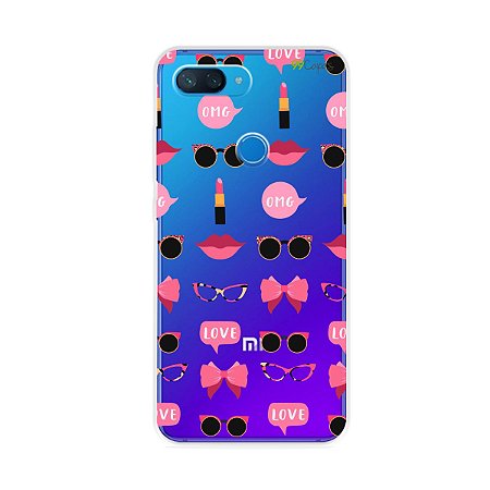 Capa (transparente) para Xiaomi Mi 8 Lite - Girls