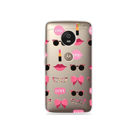 Capa (transparente) para Moto G5 - Girls