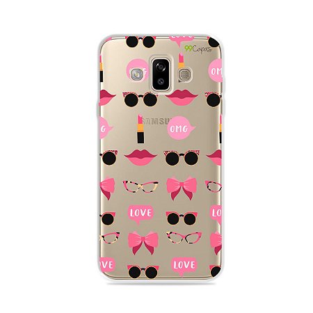 Capa (transparente) para Galaxy J7 Duo - Girls