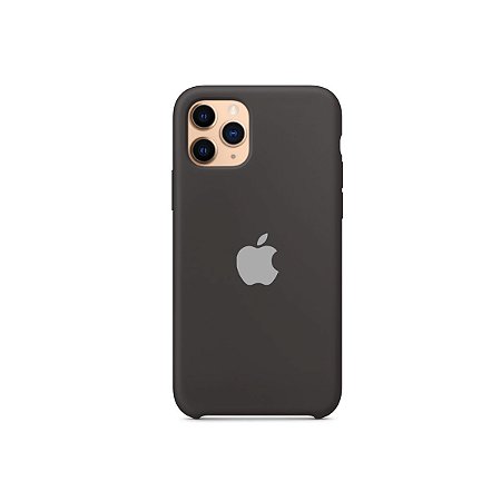 Silicone Case Preta para iPhone 11 Pro Max - 99Capas