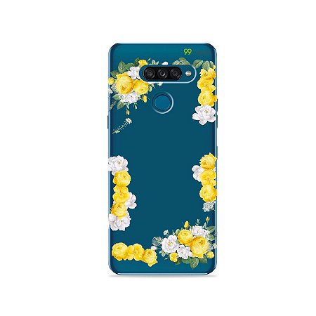 Capa para LG K50s - Yellow Roses