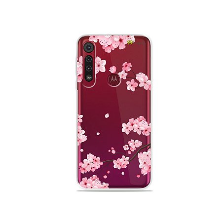 Capa para Moto G8 Play - Cerejeiras - 99capas - Capinhas e cases  personalizadas para celular