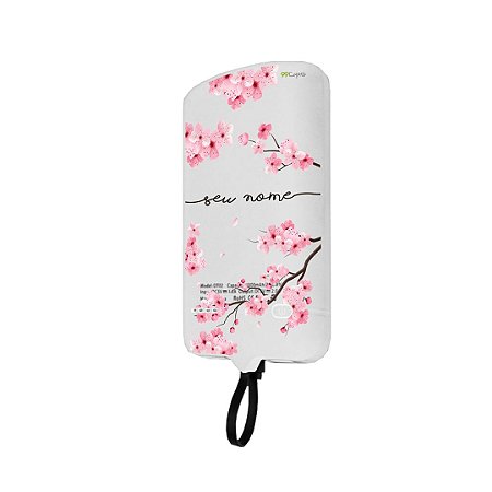 99Snap Powerbank - Lightning ( Carregador portátil para celular) Cerejeiras com nome personalizado