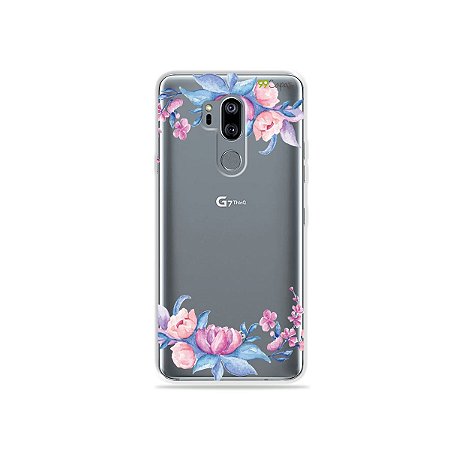 Capinha (transparente) para LG G7 ThinQ - Bromélias