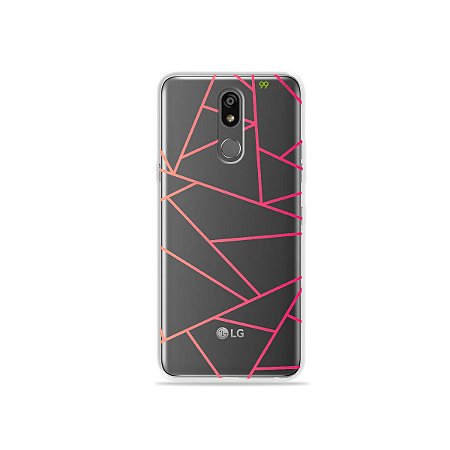 Capinha (transparente) para LG K12 Plus - Abstrata