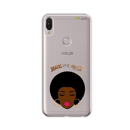 Capinha (transparente) para Zenfone Max Pro - Black Lives