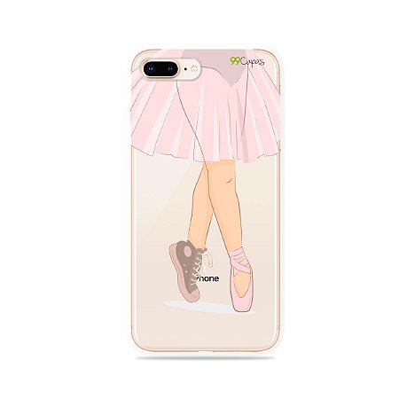 Capinha (transparente) para iPhone 8 Plus - Ballet