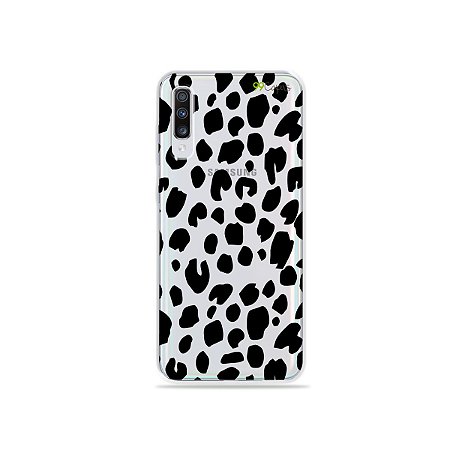 Capinha (transparente) para Galaxy A70s - Animal Print