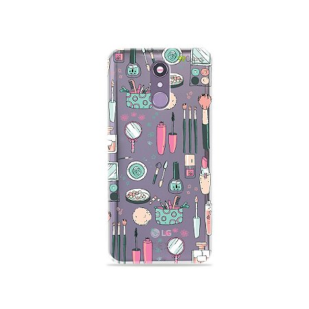 Capinha (transparente) para LG Q7 - Make Up