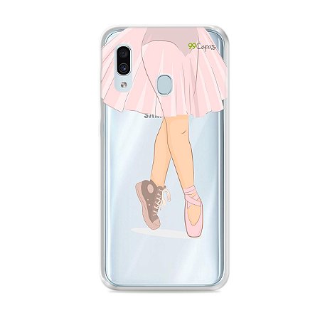 Capinha (transparente) para Galaxy A30 - Ballet