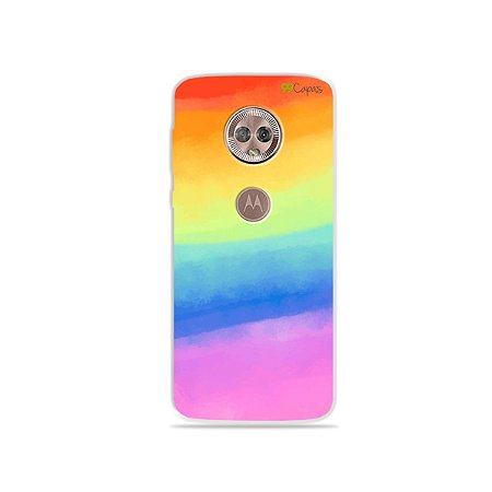 Capinha para Moto G6 Plus - Rainbow