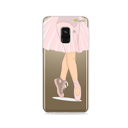 Capinha (transparente) para Galaxy A8 - Ballet