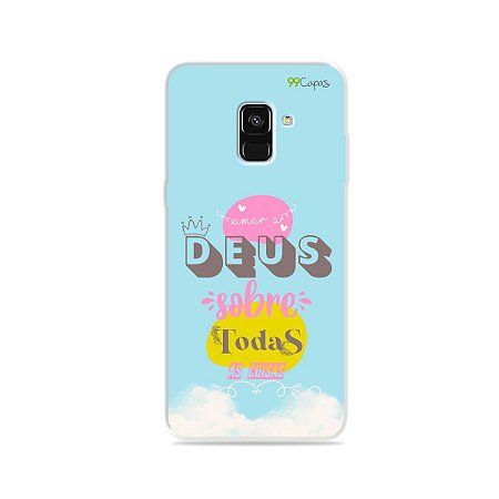 Capinha para Galaxy A8 Plus - Amar a Deus - 99capas - Capinhas e cases  personalizadas para celular