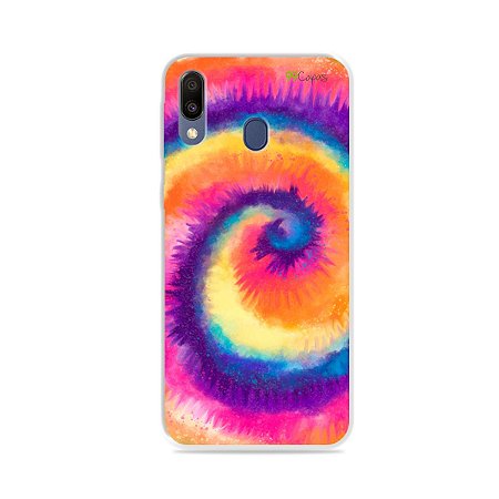 Capinha para Galaxy M20 - Tie Dye Roxo