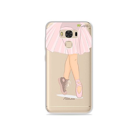 Capinha (transparente) para Asus Zenfone 3 Max- 5.5 Polegadas - Ballet