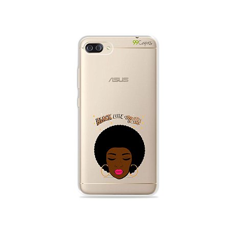 Capinha (transparente) para Zenfone 4 Max 5.5 - Black Lives