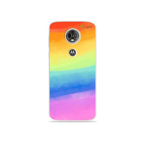 Capa para Moto E5 Plus - Rainbow