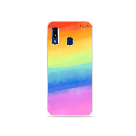 Capinha para Galaxy A20 - Rainbow