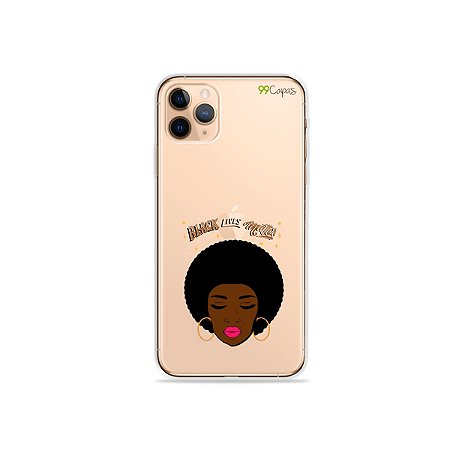 Capinha (transparente) para iPhone 11 Pro - Black Lives