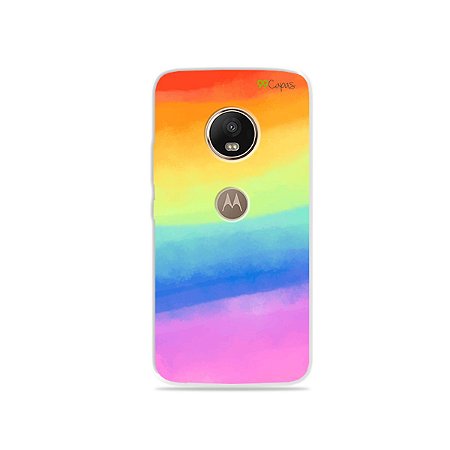 Capinha para Moto G5 Plus - Rainbow