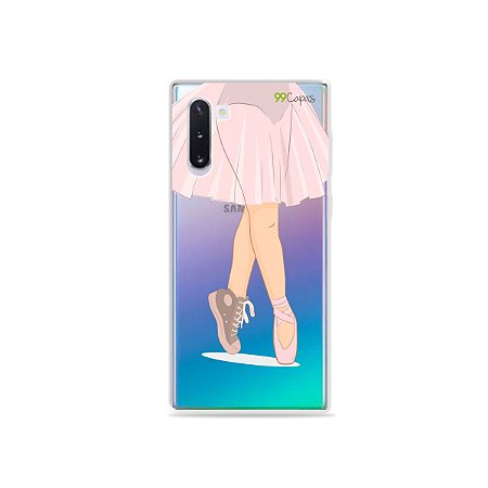 Capinha (transparente) para Galaxy Note 10 - Ballet