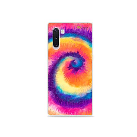 Capinha para Galaxy Note 10 - Tie Dye Roxo