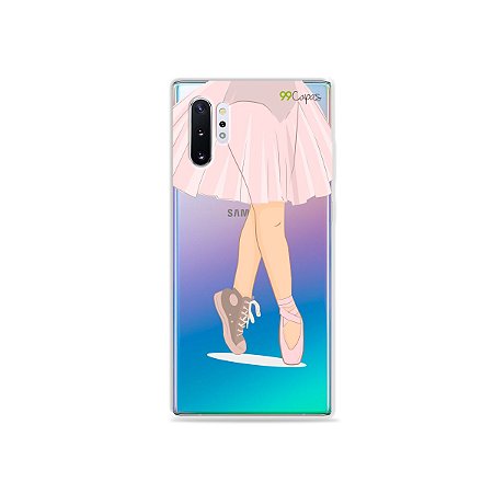 Capinha (transparente) para Galaxy Note 10 Plus - Ballet