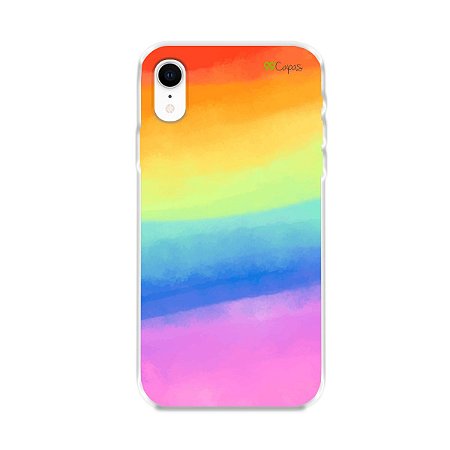 Capinha para iPhone XR - Rainbow