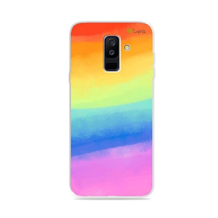 Capinha para Galaxy A6 Plus - Rainbow