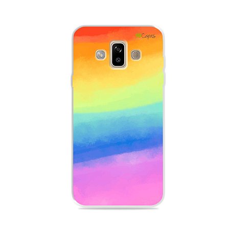 Capinha para Galaxy J7 Duo - Rainbow