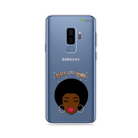 Capinha (transparente) para Galaxy S9 Plus - Black Lives