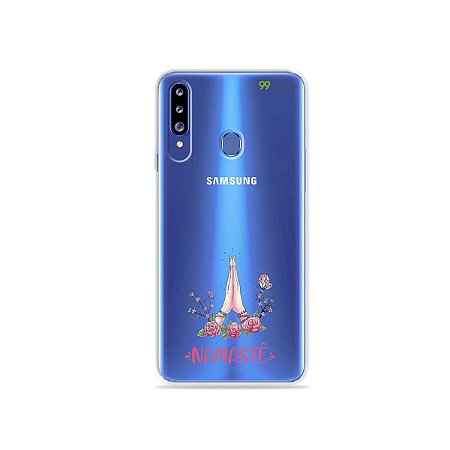 Capinha (transparente) para Galaxy A20s - Namastê