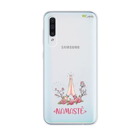 Capinha (transparente) para Galaxy A50s - Namastê