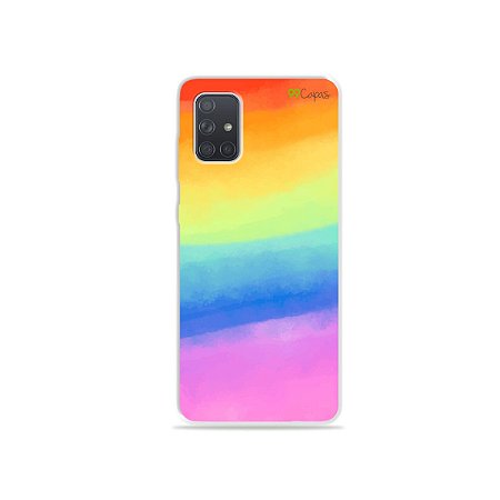 Capinha para Galaxy A71 - Rainbow