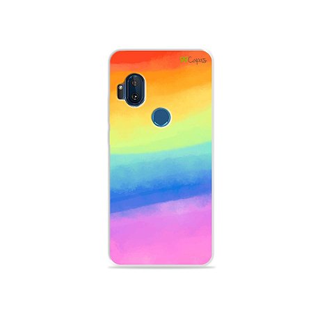 Capinha para Moto One Hyper - Rainbow