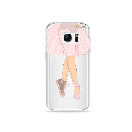 Capinha (transparente) para Galaxy S7 - Ballet