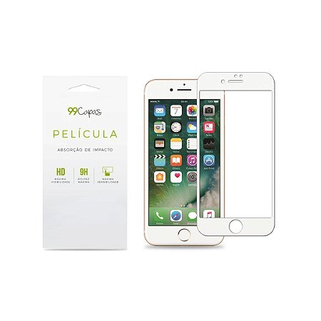 Película de Privacidade para iPhone 7 Plus (borda branca) - 99Capas