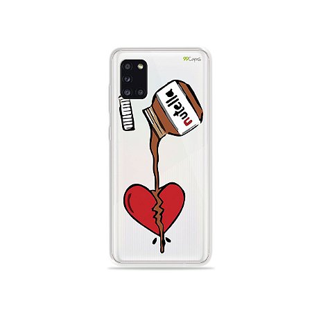 Capinha Nutella para Galaxy A31