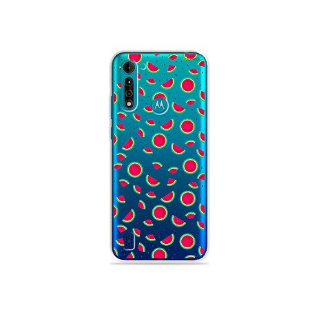 Capa (transparente) para Moto G8 Power lite - Mini Melancias