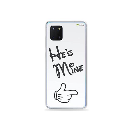Capinha He's Mine para Galaxy Note 10 Lite