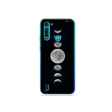 Capa para Moto G8 Power Lite - Fases da Lua