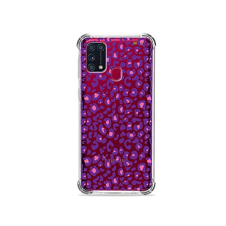 Capinha para Galaxy M31 - Animal Print Purple