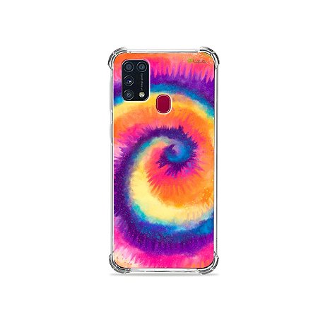 Capinha para Galaxy M31 - Tye Dye Roxo