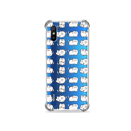 Capinha (transparente) para Redmi 9A - Lazy Cat