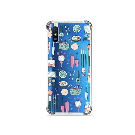 Capinha (transparente) para Redmi 9A - Make Up