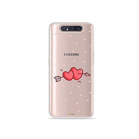 Capinha (Transparente) In Love para Galaxy A80