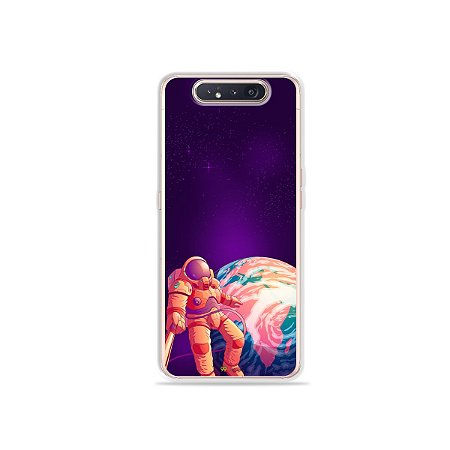 Capinha Selfie Galactica para Galaxy A80