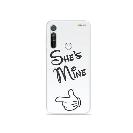 Capa para Moto G8 - She's Mine