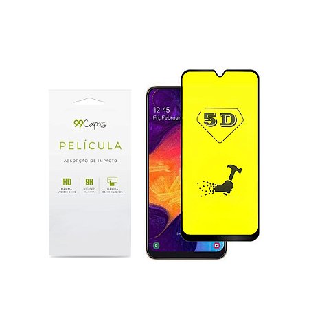 Película de Gel 5D (flexível) para Galaxy A30s - 99Capas